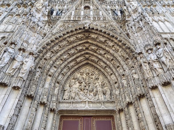 Rouen Cathedrale Entree