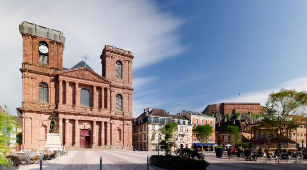 CathÈdrale Saint Christophe De Belfort + Ch‚teau De Belfort